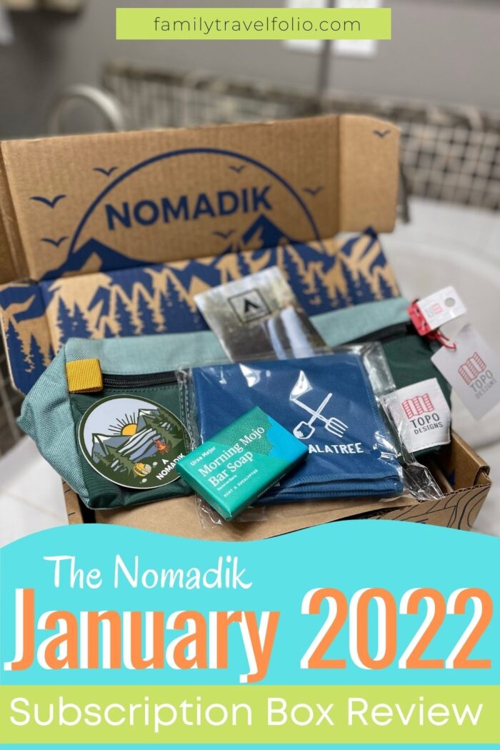 Nomadik Box Review January 2022 Pin