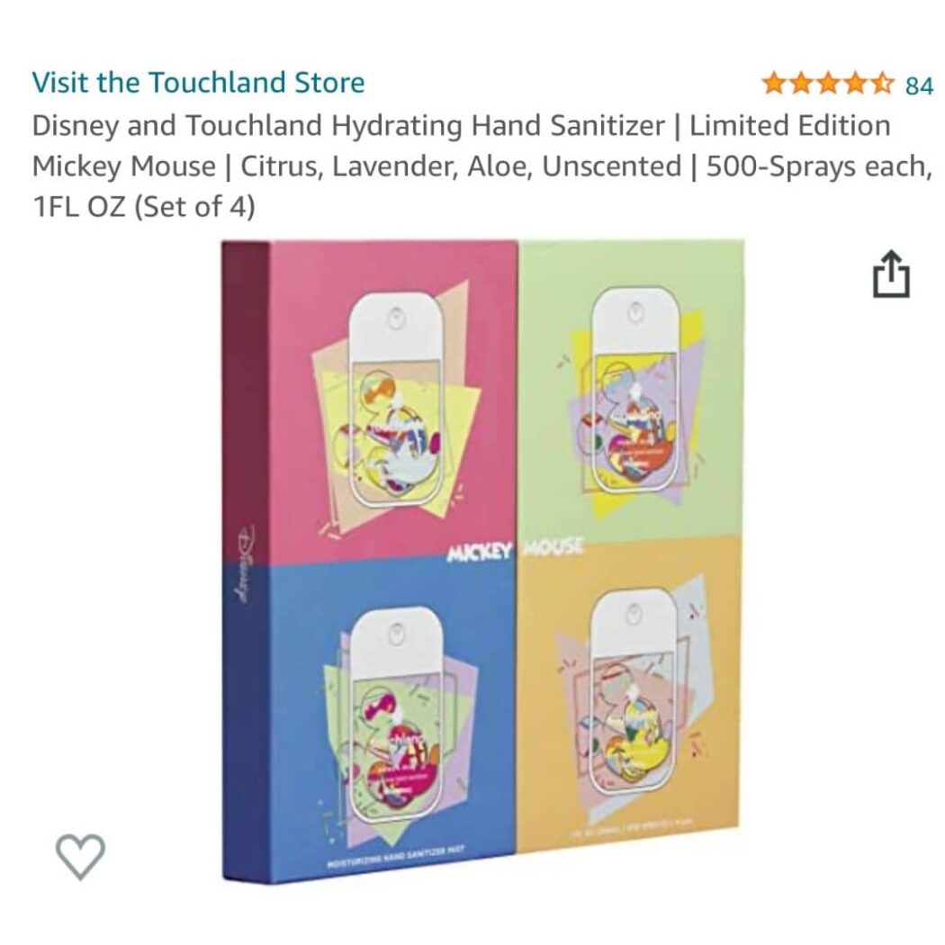 Disney Touchland Sanitizer Spray Pack