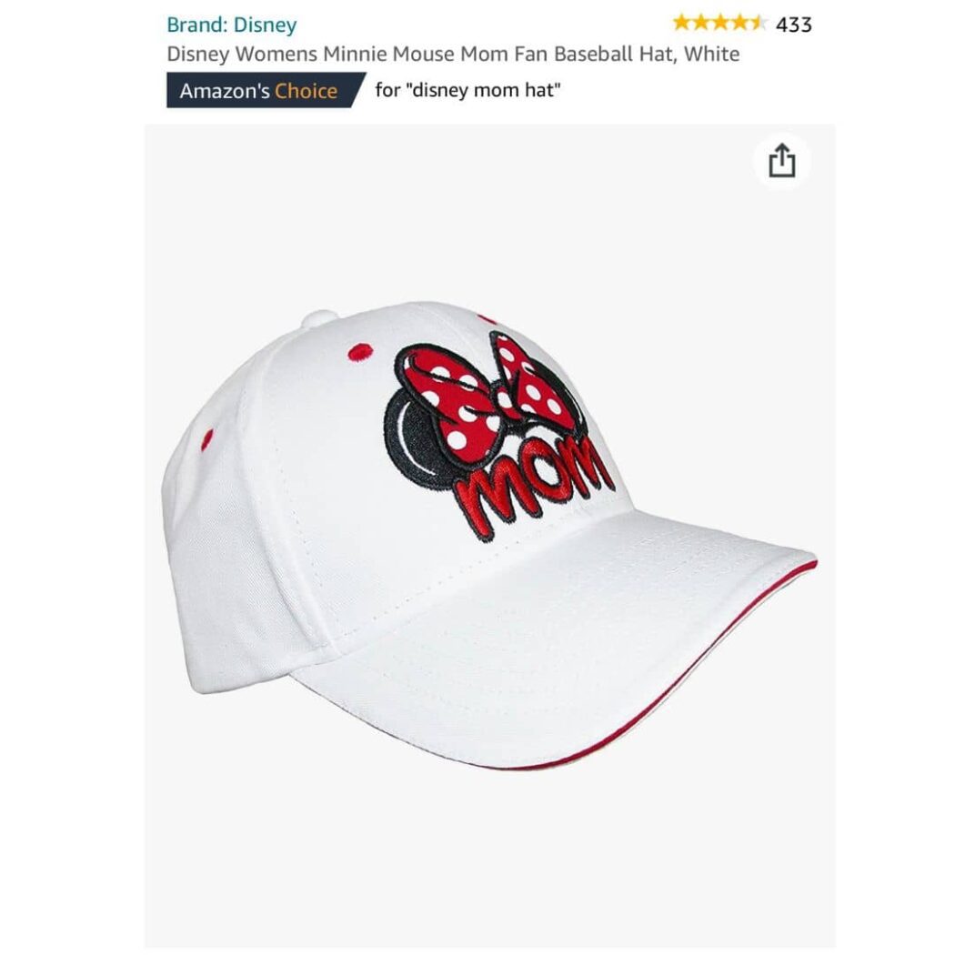 Minnie Mouse Mom Hat