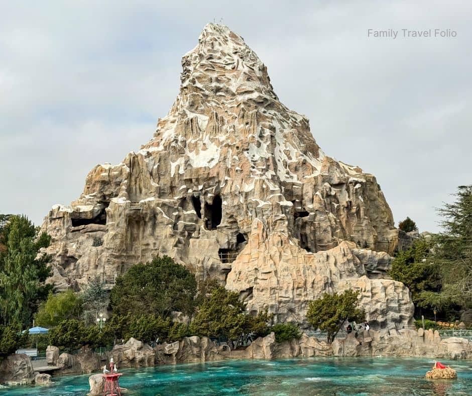 Matterhorn Mountain at Disneyland, one of the park’s most iconic rides included with discount Disneyland tickets